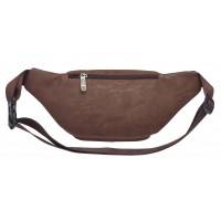 Lorenz Gents/Unisex Two-Tone PU Bumbag with 6 Zips